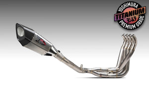 GSX-R1000/R 17-22 RACE R-11SQ TITANIUM FULL EXHAUST, W/ TITANIUM MUFFLER