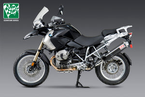 R1200GS 10-12 RS-3 Stainless Slip-On Exhaust, w/ Carbon Fiber Muffler