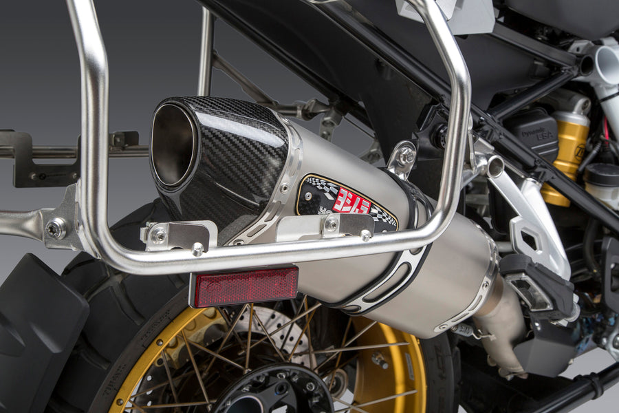 R1200GS/R1250GS 13-22 R-77 Stainless Slip-On Exhaust, w/ Stainless Muffler
