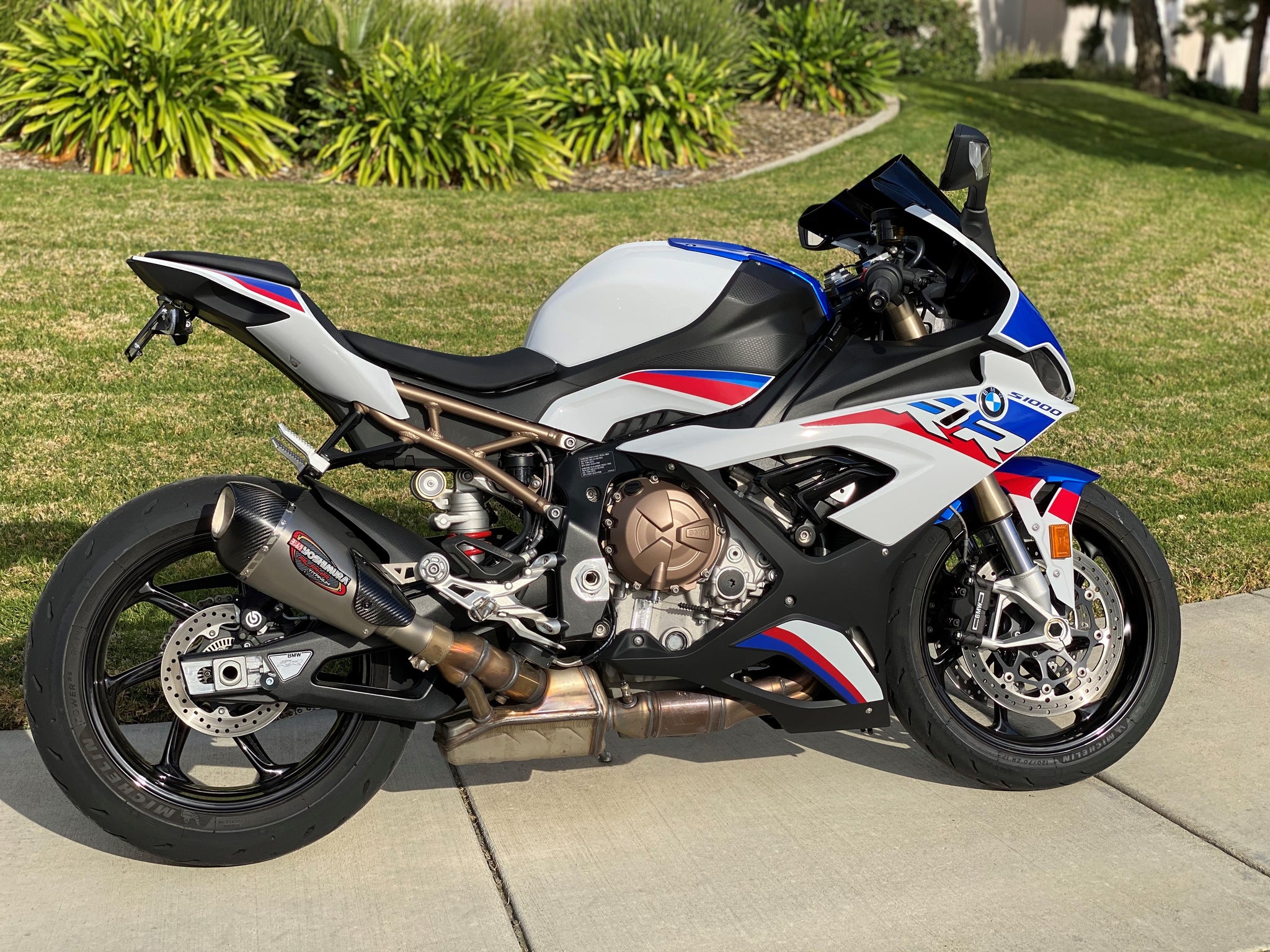 S1000RR 20-21 Street ALPHA T Slip-On Titanium Exhaust, w/ Titanium Muffler