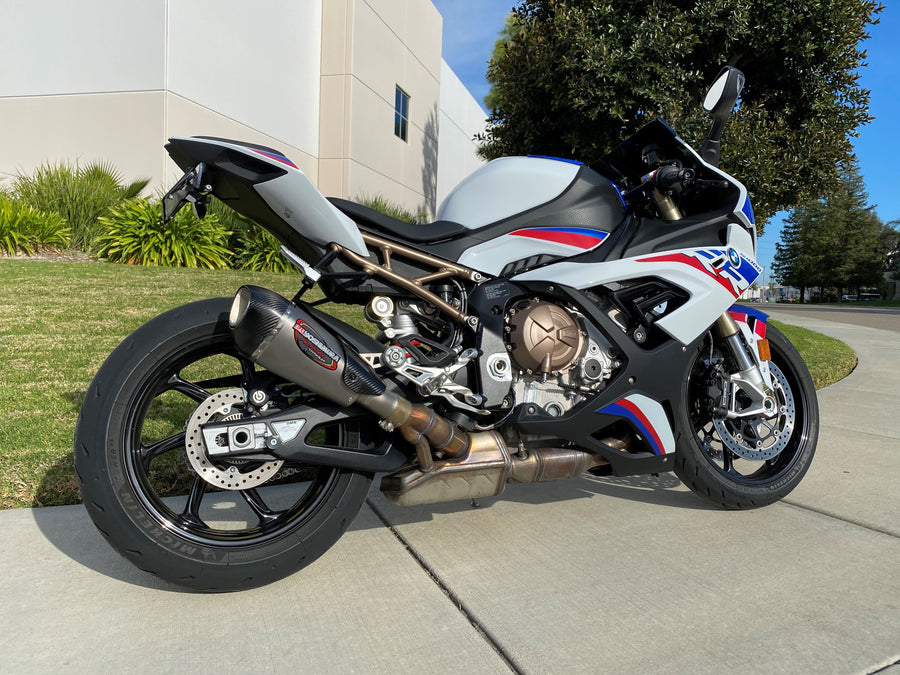 S1000RR 20-21 Street ALPHA T Slip-On Titanium Exhaust, w/ Titanium Muffler