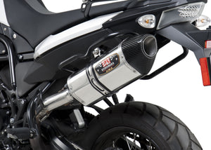 F800GS/F700GS 11-15 R-77 Stainless Slip-On Exhaust, w/ Stainless Muffler
