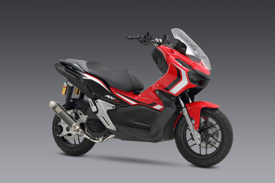 ADV150 2021 Race GP-MAGNUM Stainless Full Exhaust, w/ Carbon Fiber Muffler