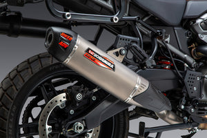 HD Pan America 21-22 RS-12 3/4 Slip-On Titanium Exhaust, w/ Titanium Muffler