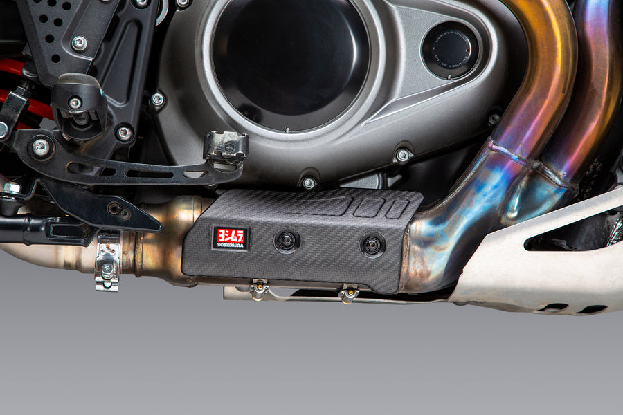 HD Pan America 21-22 RS-12 3/4 Slip-On Titanium Exhaust, w/ Titanium Muffler