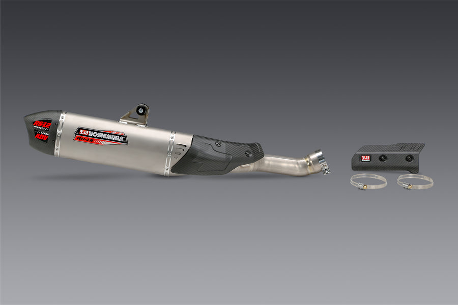 HD Pan America 21-22 RS-12 3/4 Slip-On Titanium Exhaust, w/ Titanium Muffler