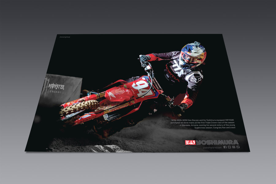 Ken Roczen Win #2 Poster 24" x 18"