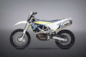 HUSQ 701/KTM 690 R Race R-77 Stainless Slip-On Exhaust, w/ Stainless Muffler