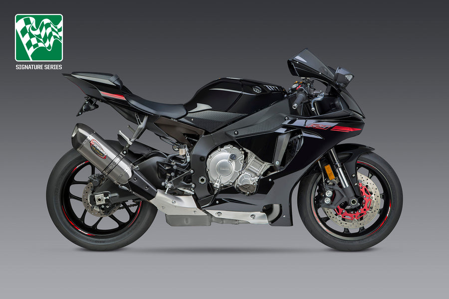 Yoshimura 13141EM520 Exhaust Signature Alpha Slip On Ss ss cf