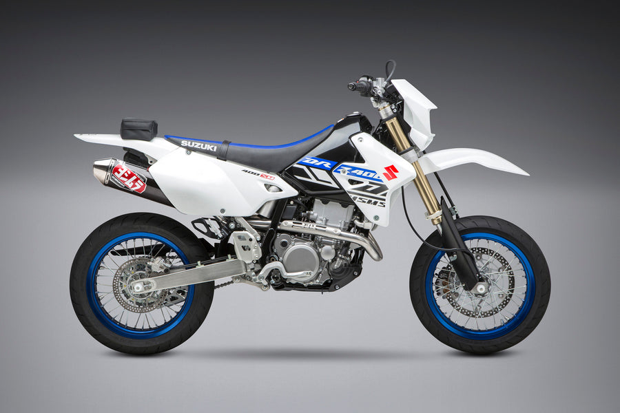 DR-Z400S/SM 00-24 RS-2 Stainless Full Exhaust, w/ Carbon Fiber Muffler