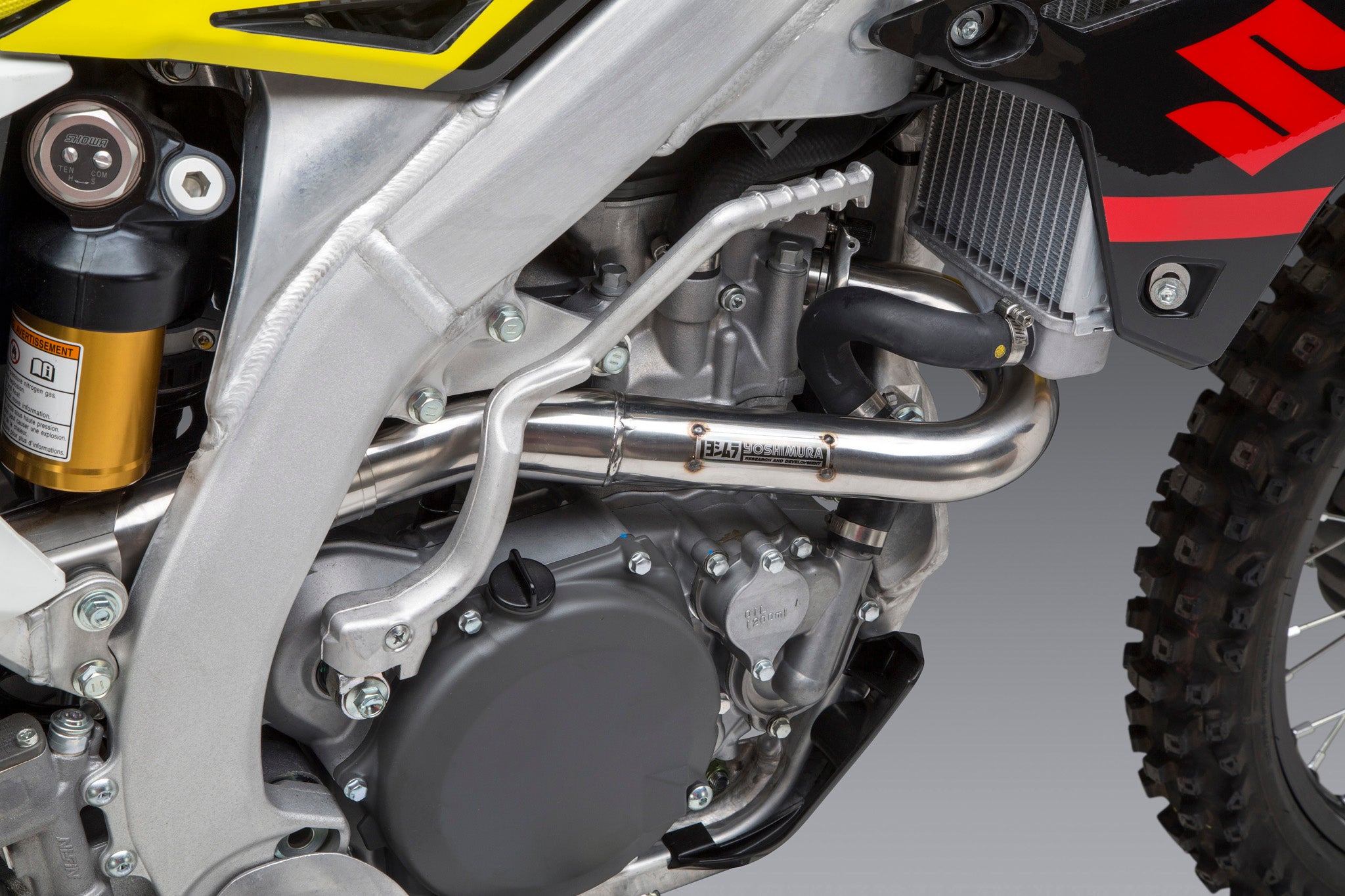 Yoshimura RM Z450 18 24 RS 12 Stainless Exhaust Aluminum Muffler Yoshimura R D of America Inc