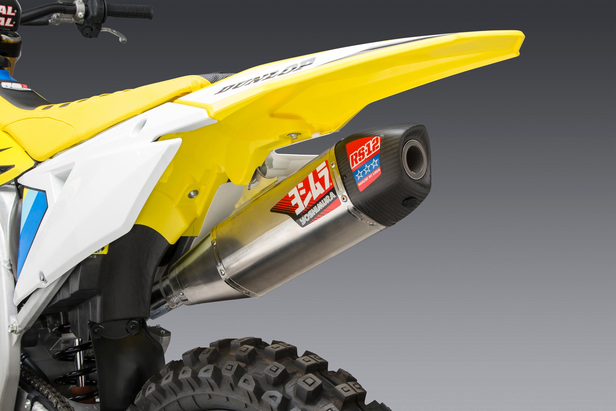 Yoshimura RM Z450 18 24 RS 12 Stainless Exhaust Aluminum Muffler