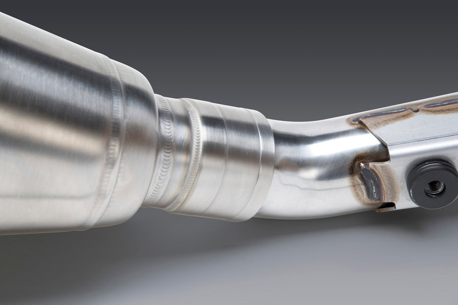 RM-Z250 19-24 RS-12 Stainless Full Exhaust, w/ Aluminum Muffler