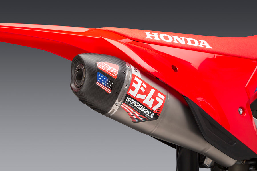 CRF450R/RX 2021-2024 RS-12 Stainless Slip-On Exhaust, w/ Stainless Muffler