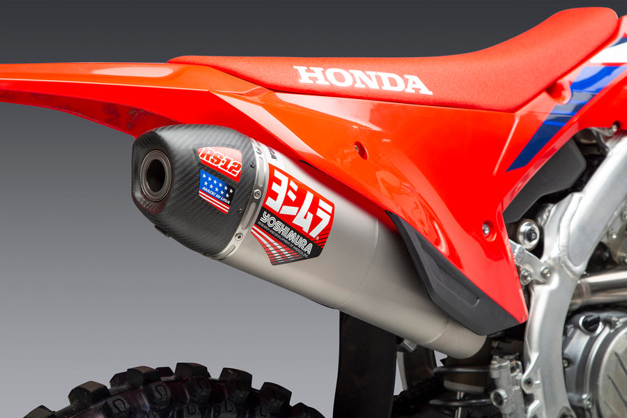 CRF450R/RX 2021-2024 RS-12 Titanium Full Exhaust, w/ Titanium Muffler