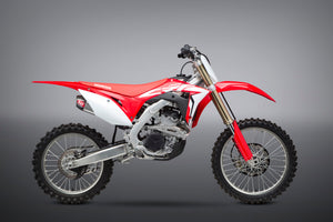 CRF250R 18-19/RX RS-9T Stainless Slip-On Exhaust, w/ Dual Stainless Mufflers