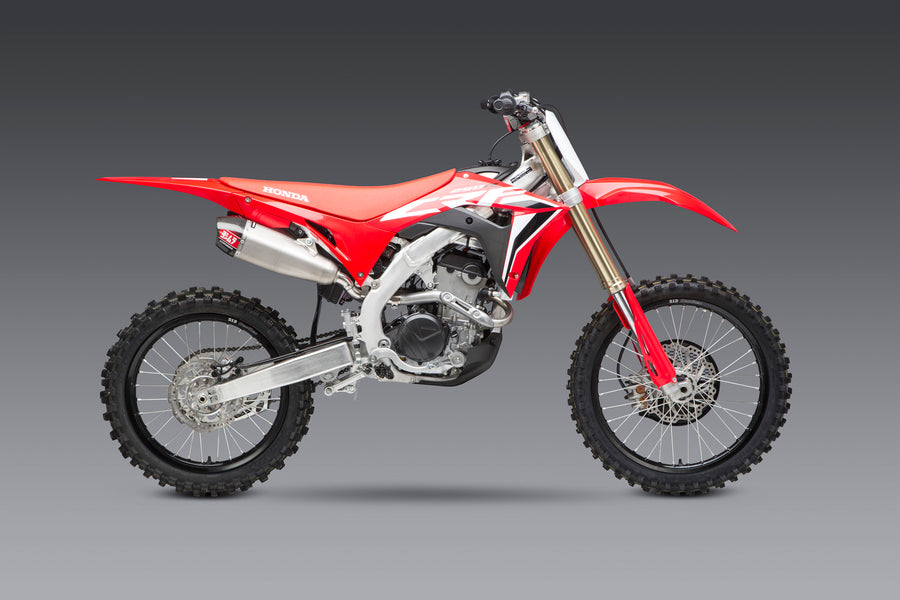 CRF250R 20-21 / RX RS-9T Stainless Slip-On Exhaust, w/ Dual Stainless Mufflers