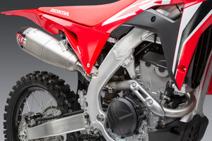 CRF250R 20-21 / RX RS-9T Stainless Slip-On Exhaust, w/ Dual Stainless Mufflers