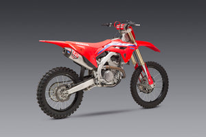 CRF250R/RX 22-24 RS-12 Stainless Slip-On Exhaust, w/ Stainless Muffler
