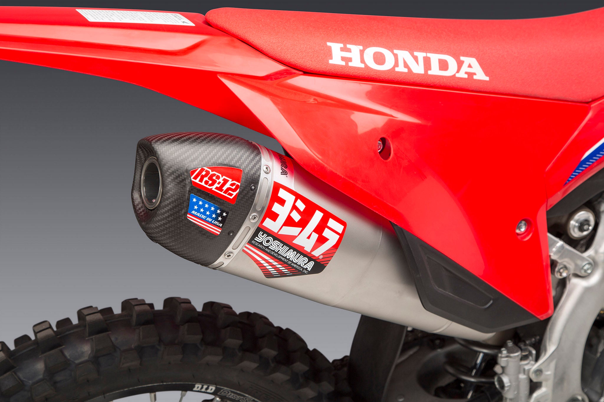 Yoshimura CRF250R/RX 2022-24 RS-12 Slip-On Exhaust w/Stainless Muffler –  Yoshimura R&D of America, Inc