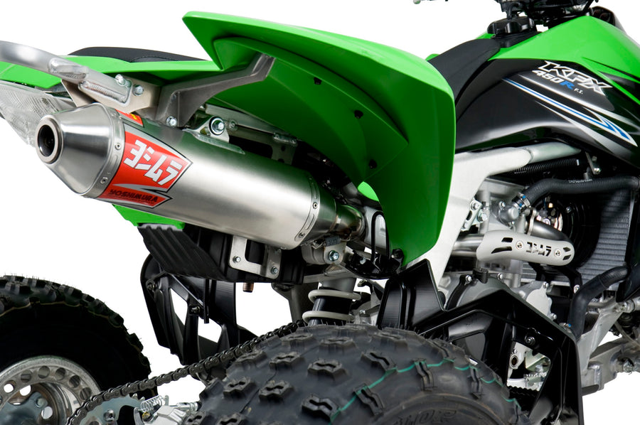 KFX450R 08-14 RS-2 Stainless Full Exhaust, w/ Aluminum Muffler