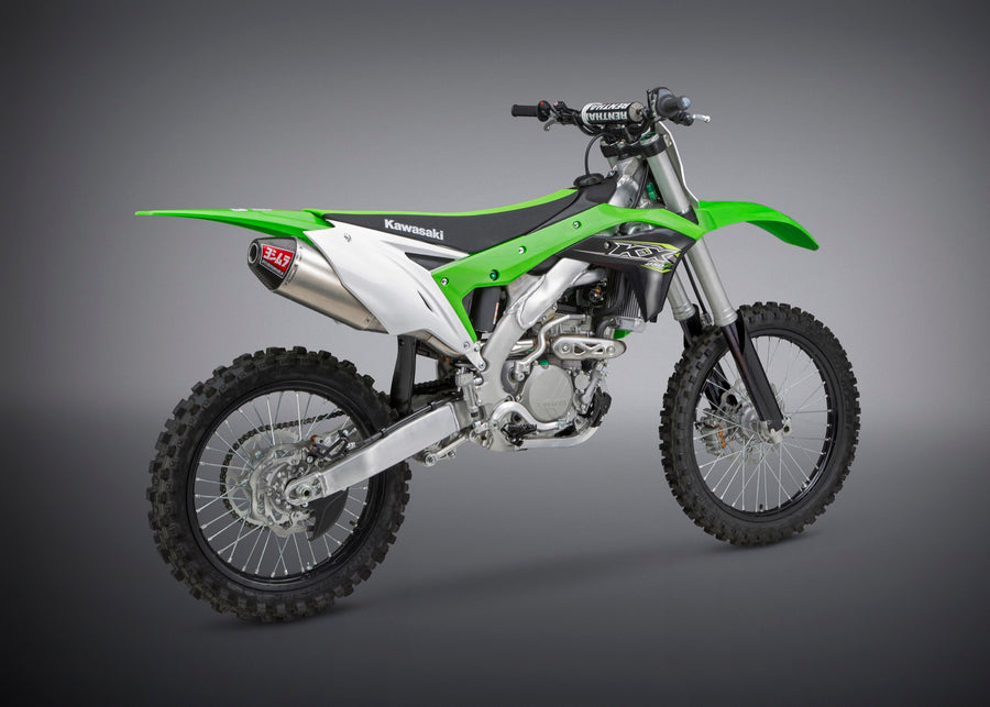 KX250F 17-20 RS-4 Stainless Slip-On Exhaust, w/ Aluminum Muffler