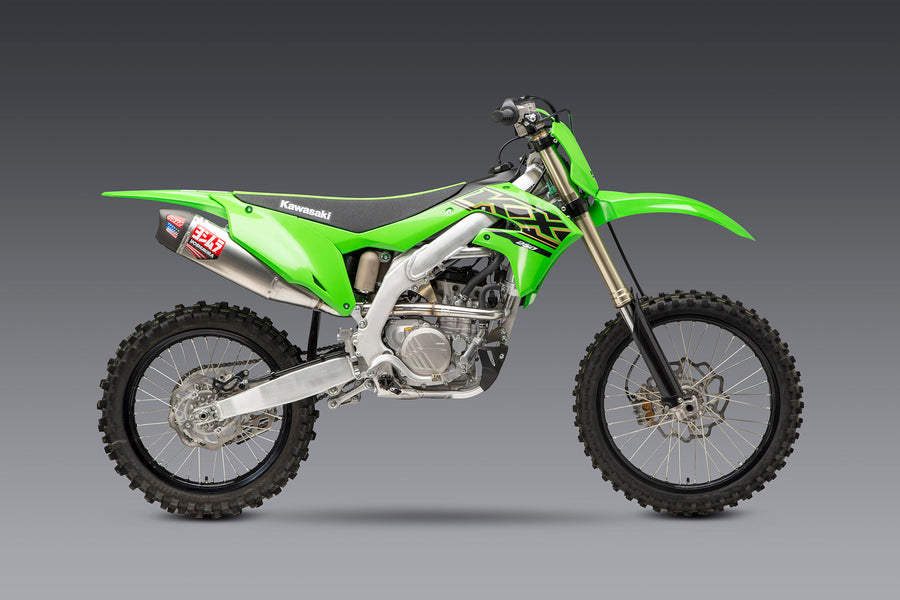 KX250/X 21-24 RS-12 Stainless Full Exhaust, w/ Aluminum Muffler