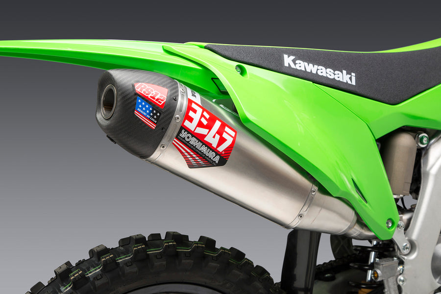KX250/X 21-24 RS-12 Stainless Full Exhaust, w/ Aluminum Muffler