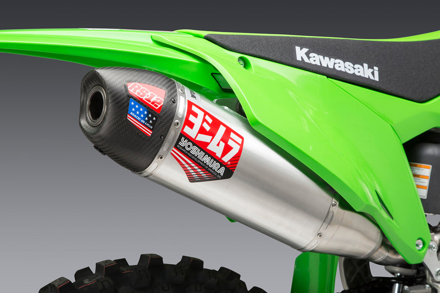 KX450F 19-23 / KX450X 21-23 RS-12 Stainless Full Exhaust, w/ Aluminum Muffler