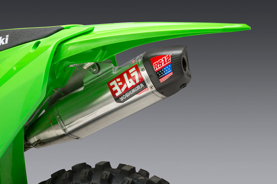KX450F 19-23 / KX450X 21-23 RS-12 Stainless Full Exhaust, w/ Aluminum Muffler