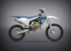 KTM/HUSQ 250/350 16-18 RS-4 Stainless Slip-On Exhaust, w/ Aluminum Muffler