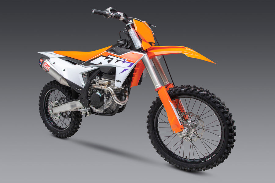 KTM 250/350SX-F / Husqvarna FC250/350 22-24 RS-12 Stainless Full Exhaust, w/ Aluminum Muffler
