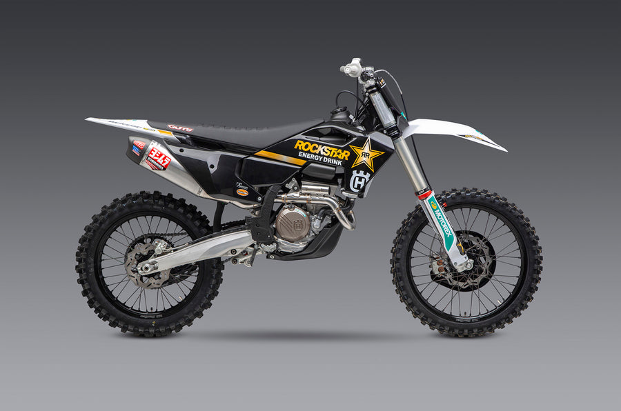 KTM 250/350SX-F / Husqvarna FC250/350 22-24 RS-12 Stainless Full Exhaust, w/ Aluminum Muffler