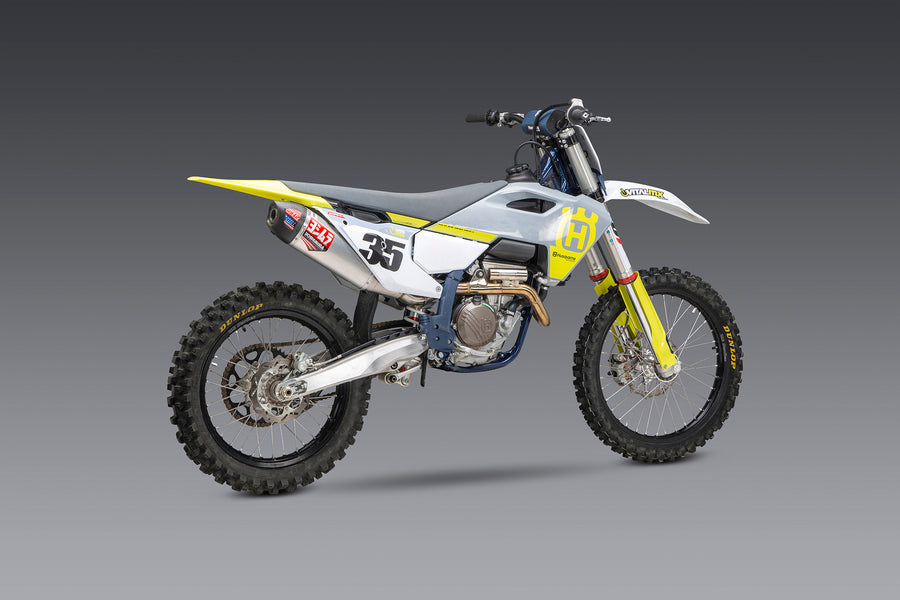 KTM 250/350SX-F / Husqvarna FC250/350 22-24 RS-12 Stainless Full Exhaust, w/ Aluminum Muffler