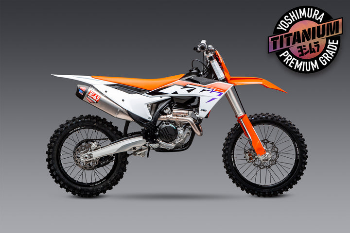 KTM 250/350SX-F / Husqvarna FC250/350 22-24 RS-12 Titanium Full Exhaust, w/ Titanium Muffler