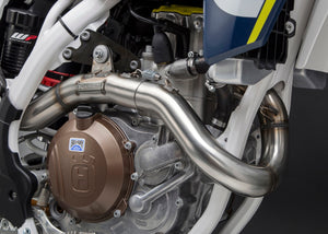 KTM 450SX-F/HUSQ 450/FX450 16-18 RS-4 Stainless Full Exhaust, w/ Aluminum Muffler