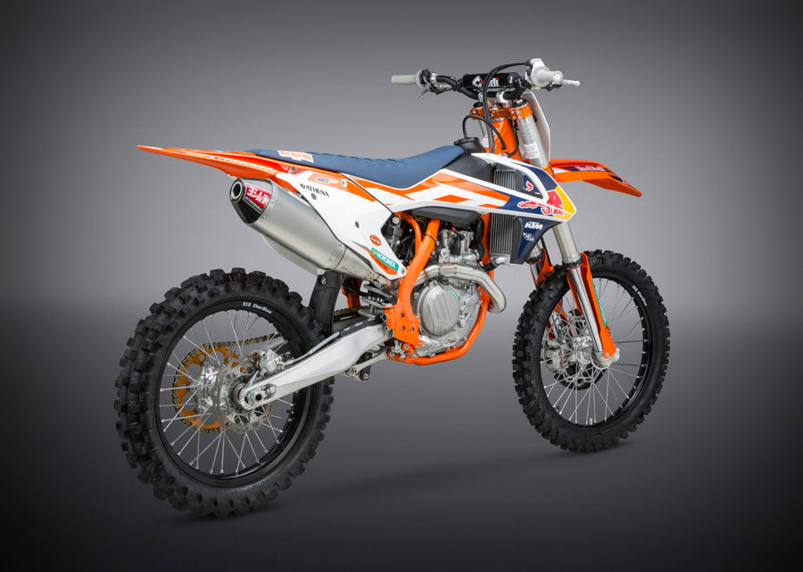 KTM 450SX-F/HUSQ 450/FX450 16-18 RS-4 Stainless Full Exhaust, w/ Aluminum Muffler