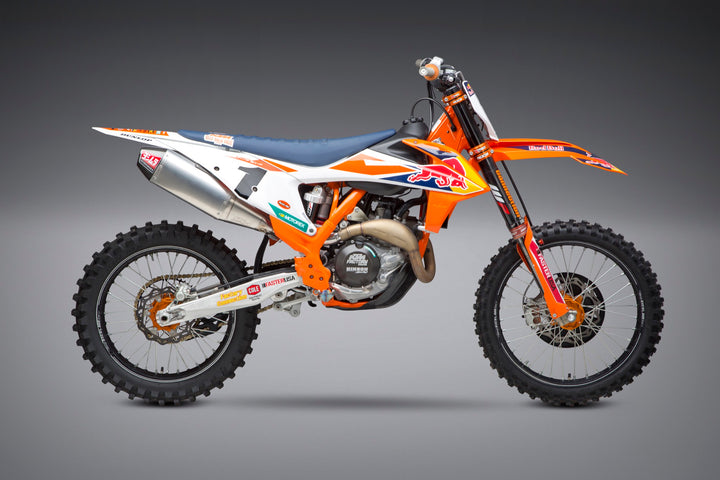 KTM 450SX-F/HUSQ FC450 18-20 RS-4 Stainless Slip-On Exhaust, w/ Aluminum Muffler