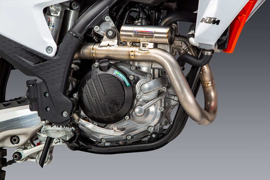 KTM 450SX-F FE 22-24 / Husqv FC450 RE 22-24 RS-12 Titanium Full Exhaust, w/ Titanium Muffler