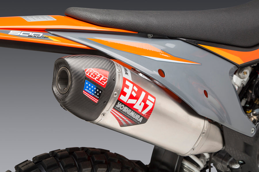 KTM 500 EXC-F 20-23 / Husqvarna FE 501S 20-23 RS-12 Stainless Full Exhaust, w/ Aluminum Muffler