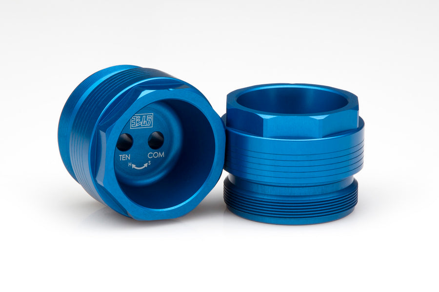 GSX-R1000 09-24 Blue Fork Tube Extender Caps