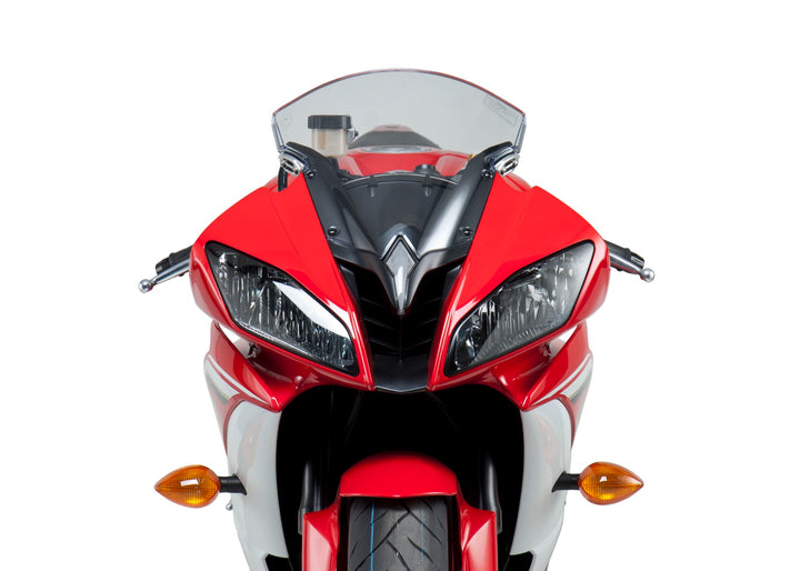 YAMAHA YZF-R6V 2010-14 Mirror Hole Caps Silver