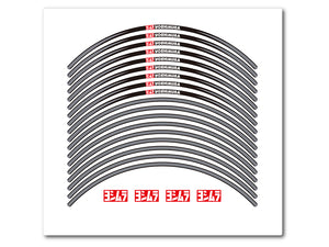 17 inch Wheel Rim Sticker Type-A