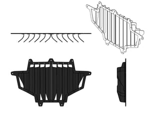 POLARIS RZR XP900 11-13 / 900 2014 Radiator Roost Guard