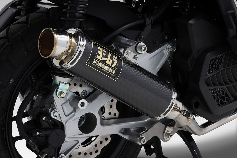ADV150 2021 Race GP-MAGNUM Stainless Full Exhaust, w/ Carbon Fiber Muffler