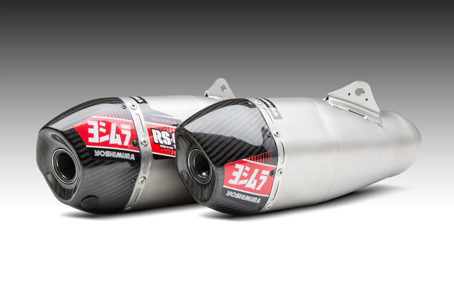 CRF450R/RX 17-18 RS-9T Stainless Slip-On Exhaust, w/ Stainless Mufflers