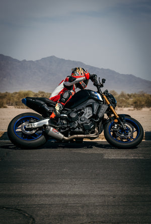 MT-09 21-23 / XSR 900 22-23 Race AT2 Stainless Full Exhaust, w/ Stainless Muffler