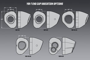 R-77 REPLACEMENT END CAP KIT SLASH-CUT RIGHT SIDE