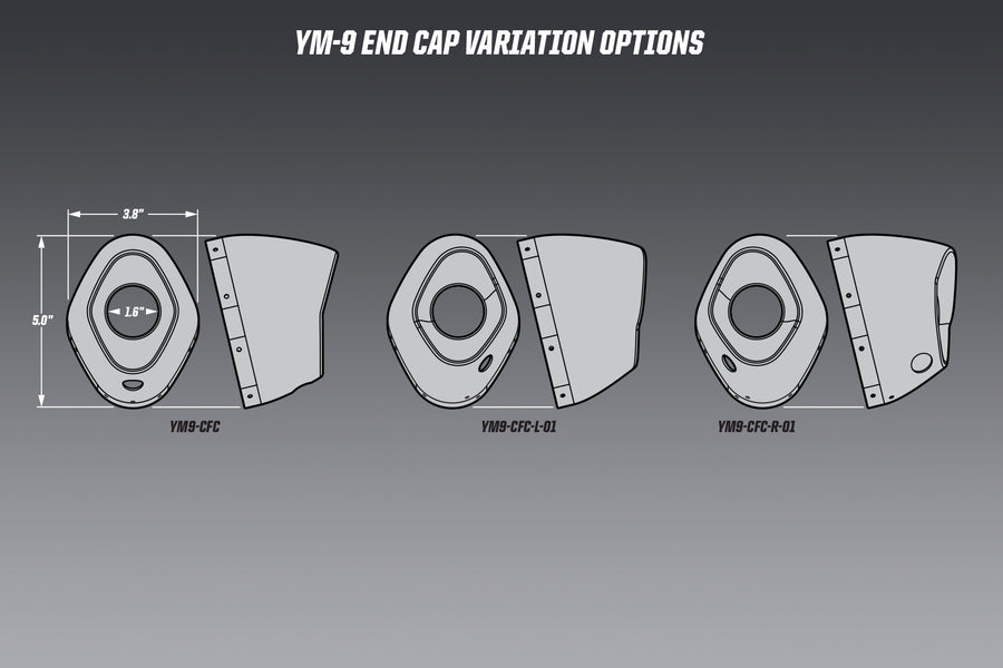 RS-9 / RS-9T REPLACEMENT END CAP KIT LEFT SIDE