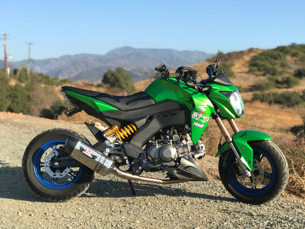 2020 kawasaki z125 pro exhaust cheap